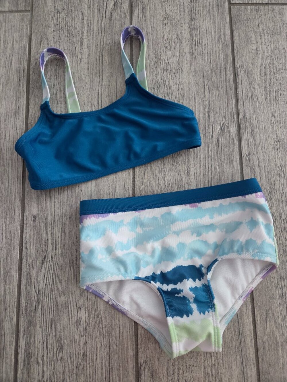 Art Class Girls Bikini Set Blue Multicolor XS 4/5